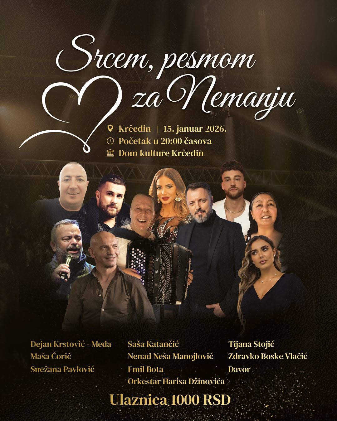 Srcem, pesmom za Nemanju